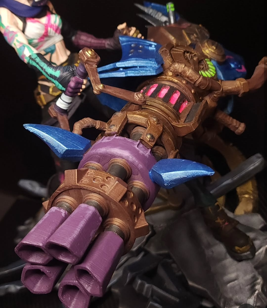 League of Legends - Jinx por Impressão 3D