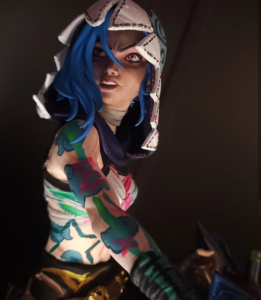 League of Legends - Jinx por Impressão 3D