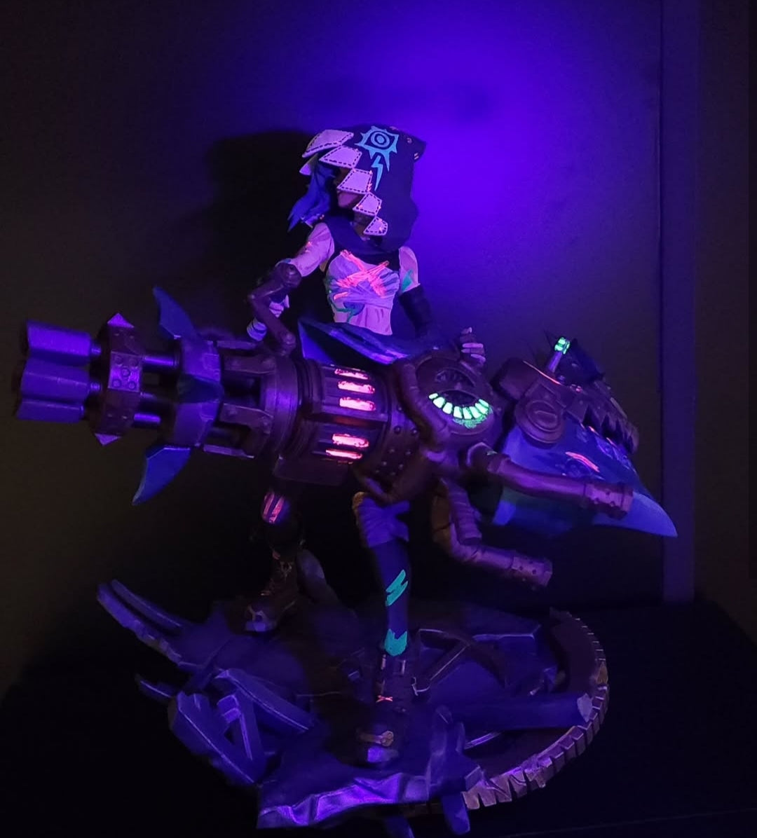 League of Legends - Jinx por Impressão 3D