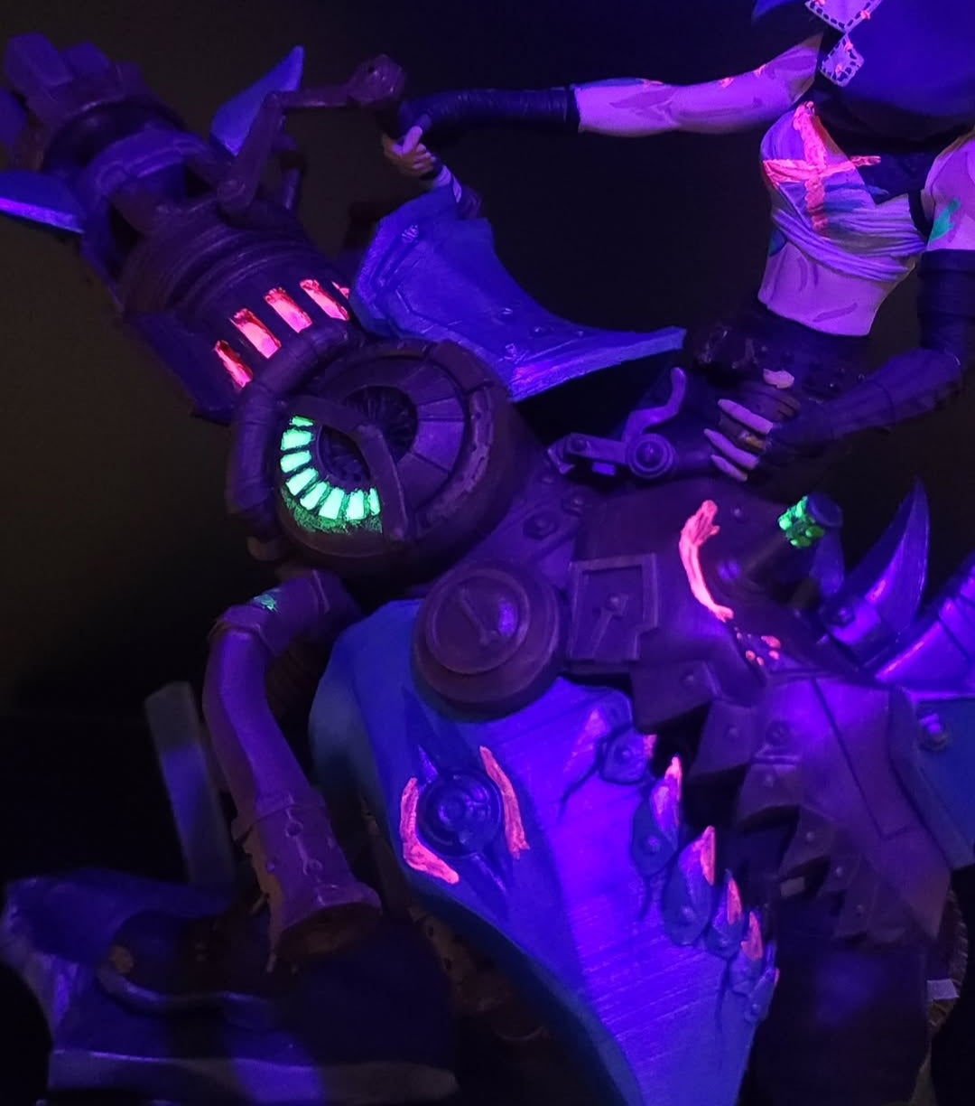 League of Legends - Jinx por Impressão 3D