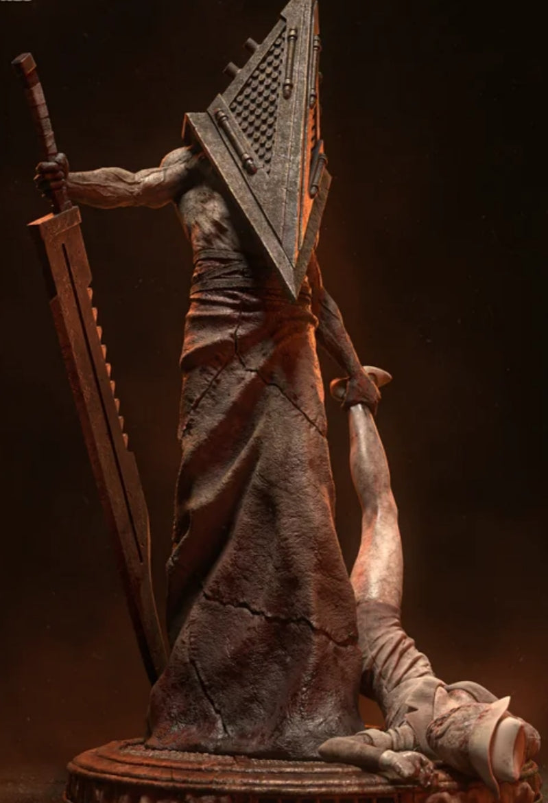 Pyramid Head (Silent Hill)-Impressão 3D/Resina