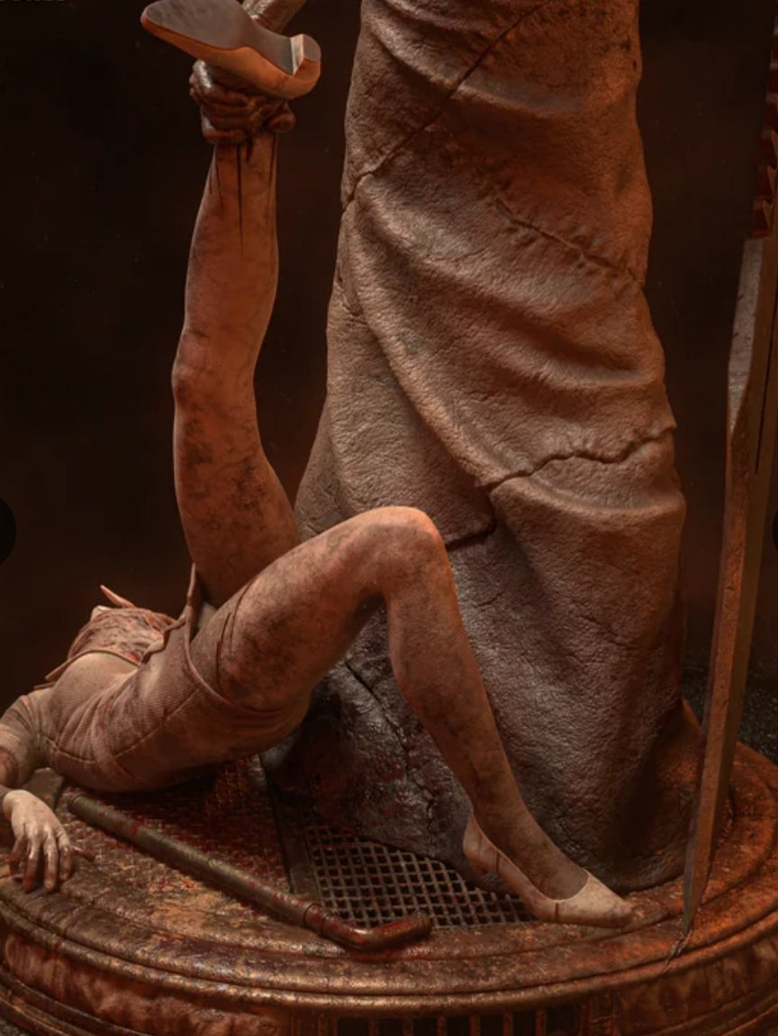 Pyramid Head (Silent Hill)-Impressão 3D/Resina