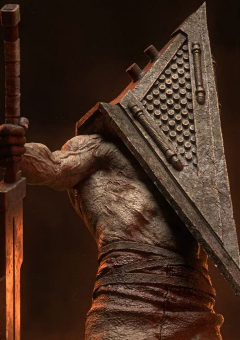 Pyramid Head (Silent Hill)-Impressão 3D/Resina