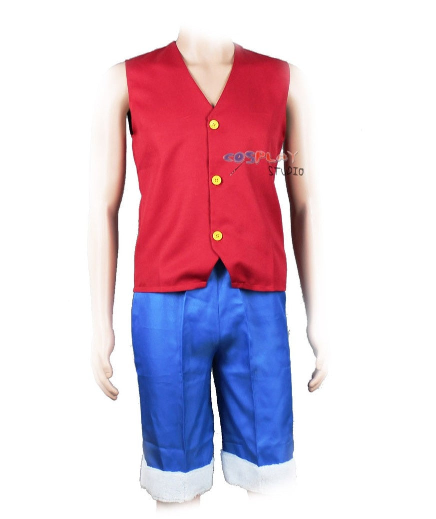 Colete e Calção de Monkey D.Luffy
