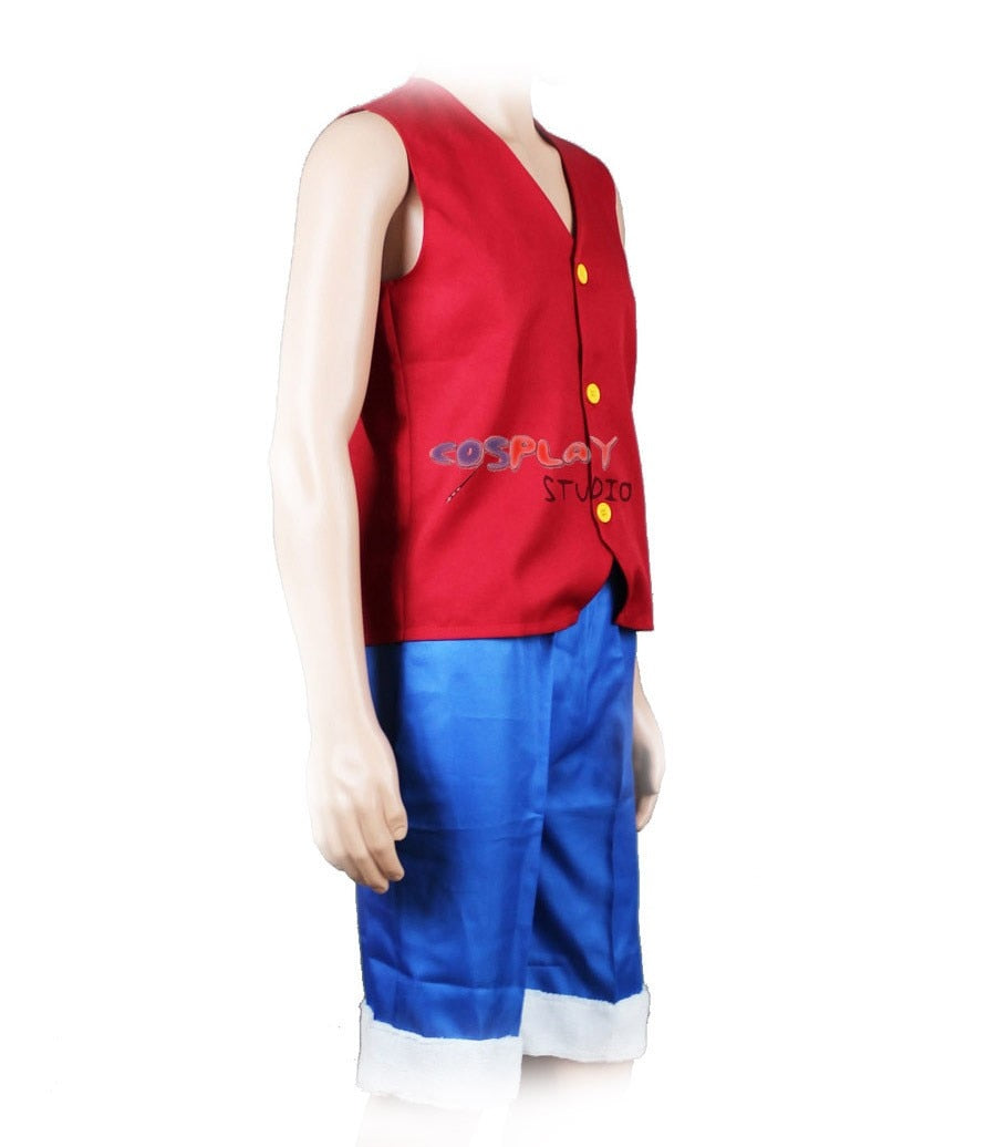 Colete e Calção de Monkey D.Luffy