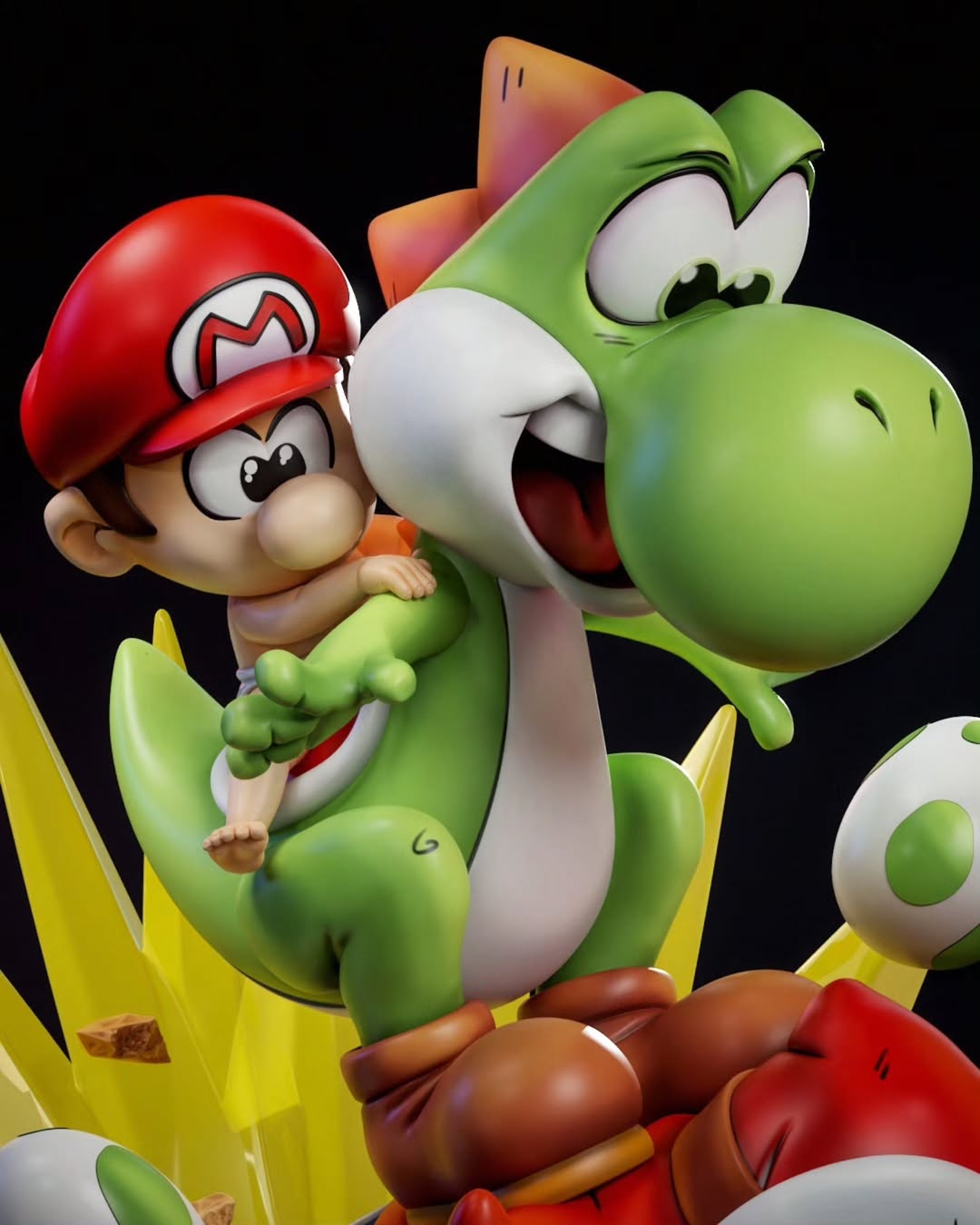 Diorama do Baby Mario & Yoshi
