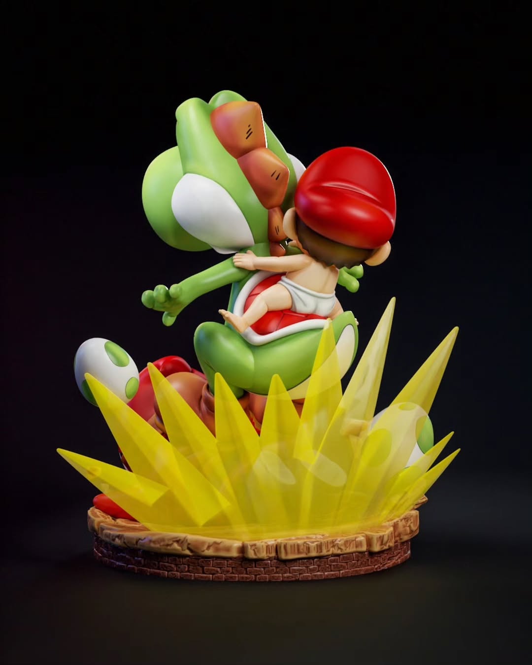 Diorama do Baby Mario & Yoshi