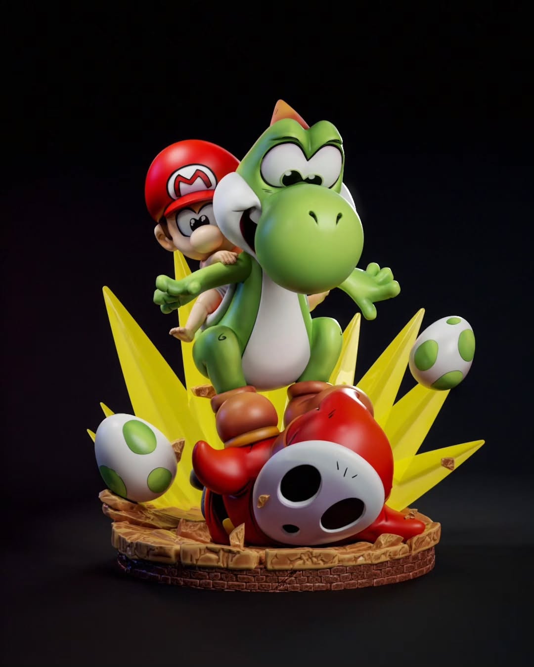 Diorama do Baby Mario & Yoshi