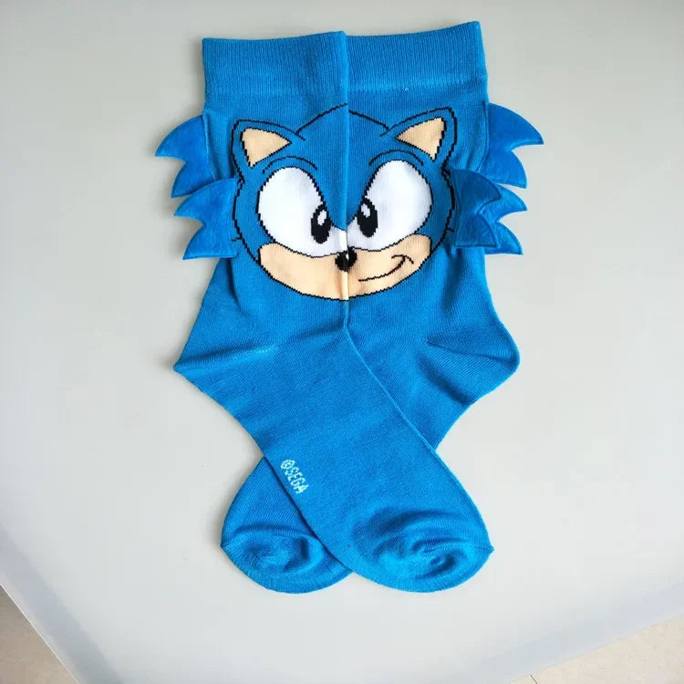 Meias do Sonic Cano Longo e Curto