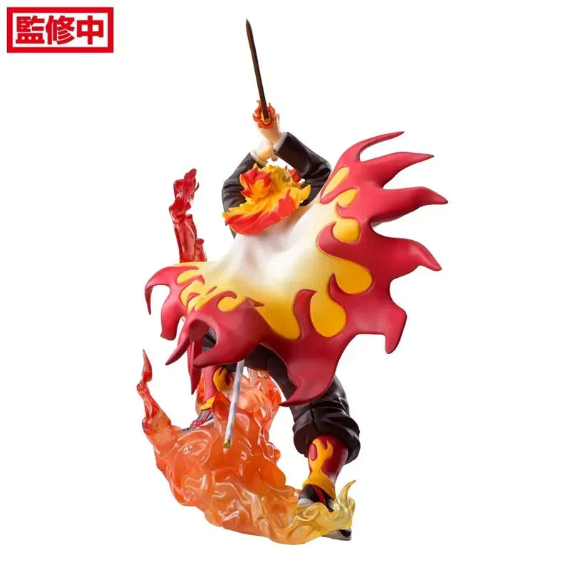 SEGA Original Demon Slayer Rengoku Kyoujurou e Akaza PVC 18 cm.