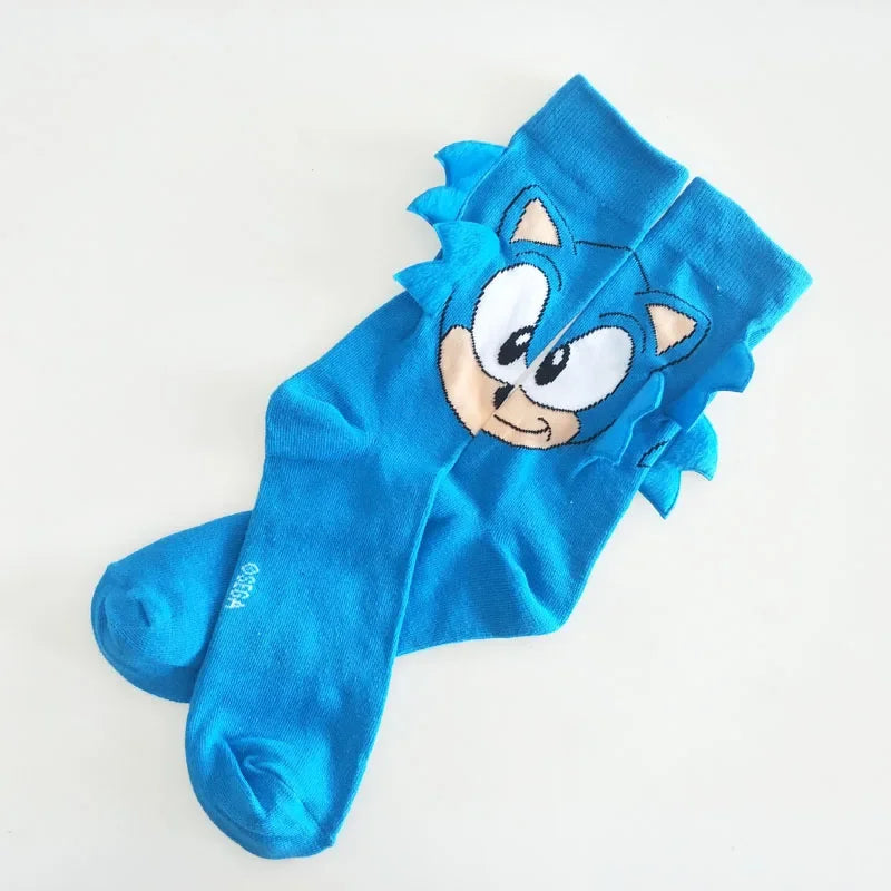 Meias do Sonic Cano Longo e Curto