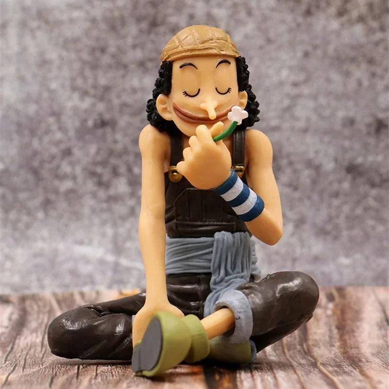 Pegue 2 Leve 3:Usopp 11 cm. Nami 24 cm. e Nico Robin 25 cm.