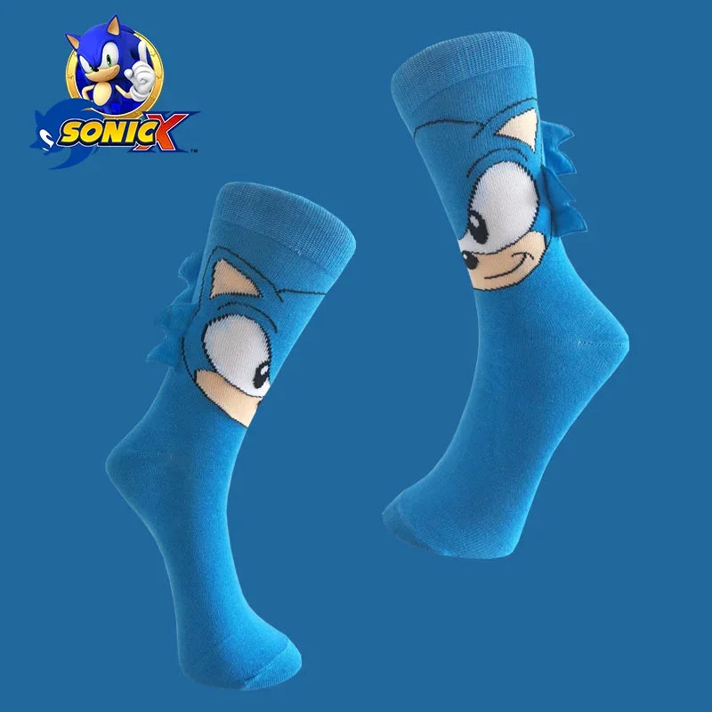 Meias do Sonic Cano Longo e Curto
