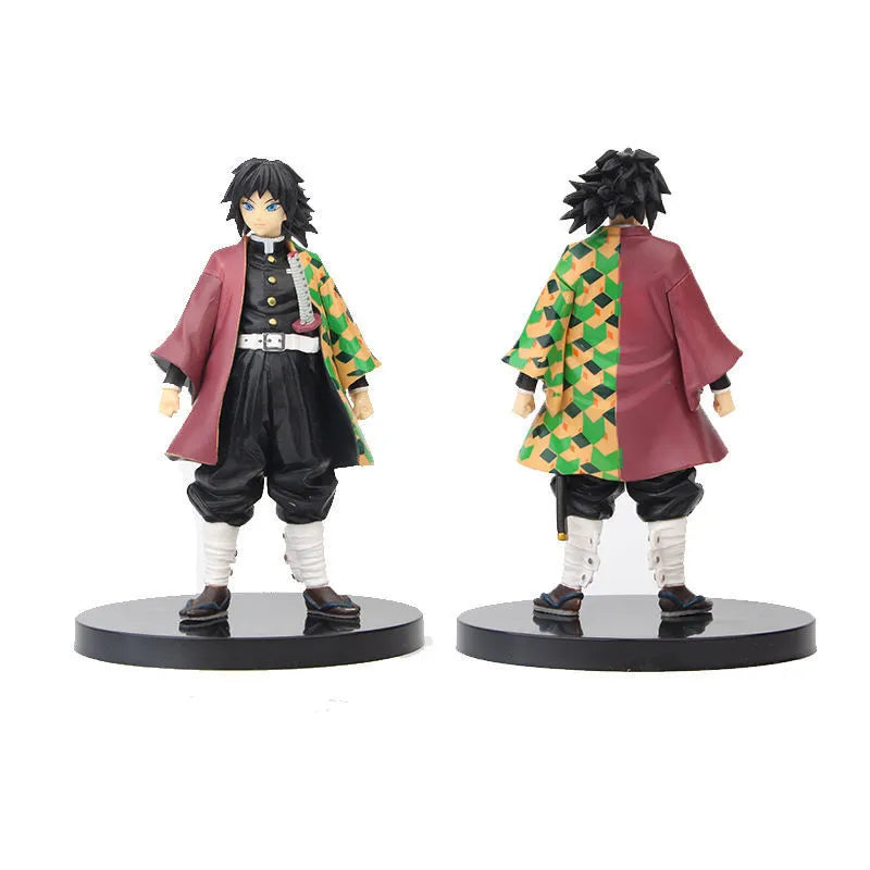 6 Peças do Demon Slayer Kimetsu no Yaiba figure Kamado,Tanjirou,Inosuke,Agatsuma,Zenitsu,Nezuko em PVC
