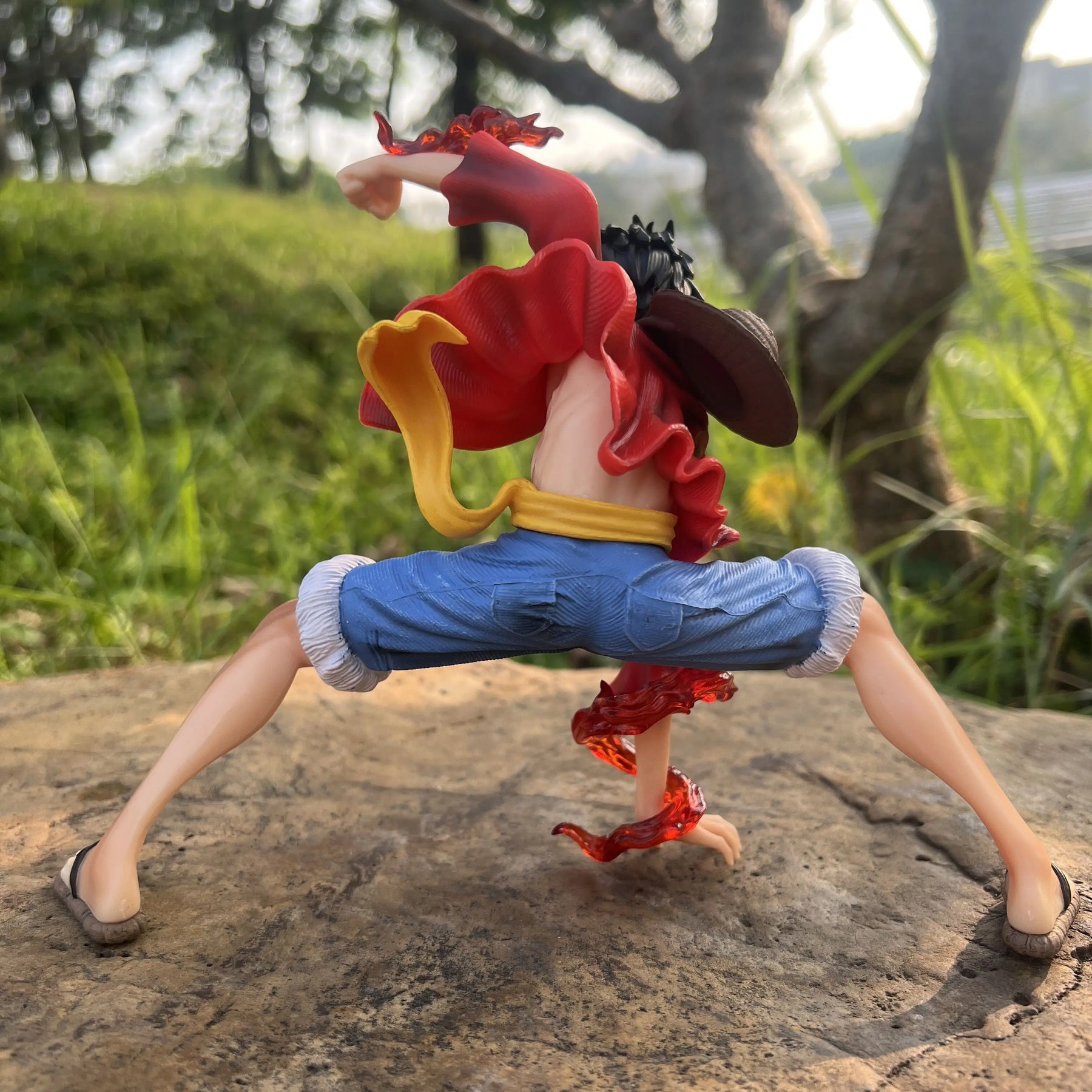 Luffy Novo Mundo 17cm-One Piece Anime Figure