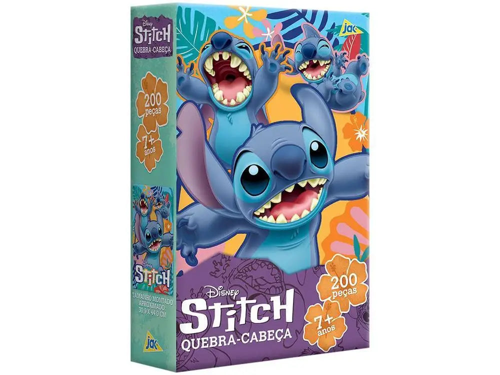 Quebra-cabeça 200 Peças Stitch