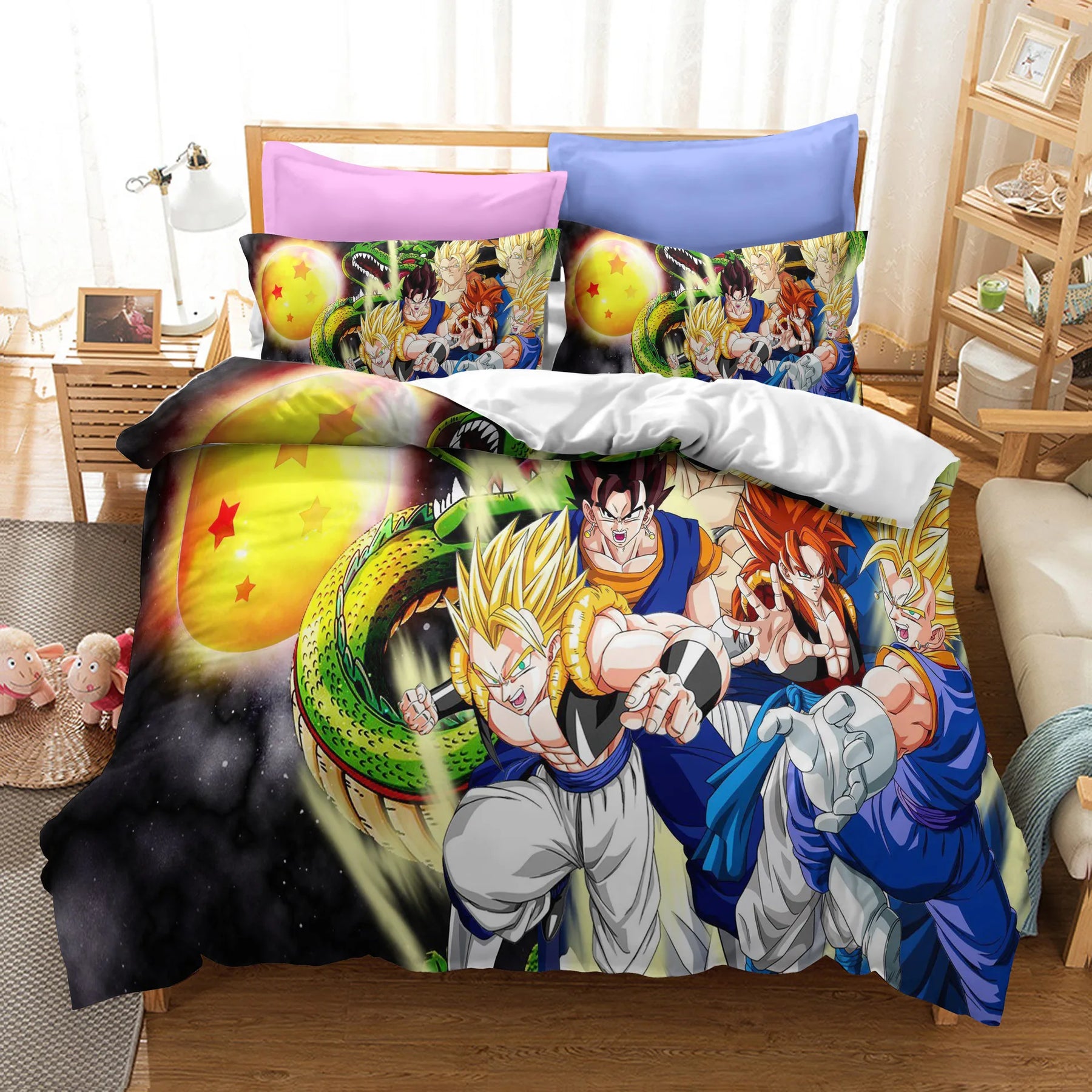 Kit de Edredom+Fronhas do Dragon Ball