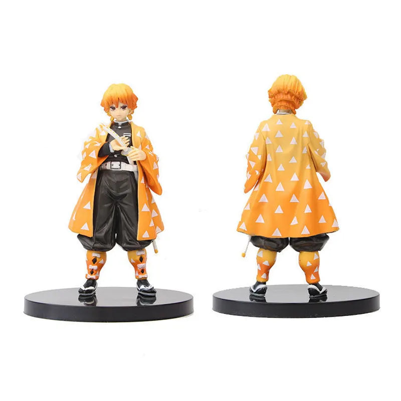 6 Peças do Demon Slayer Kimetsu no Yaiba figure Kamado,Tanjirou,Inosuke,Agatsuma,Zenitsu,Nezuko em PVC