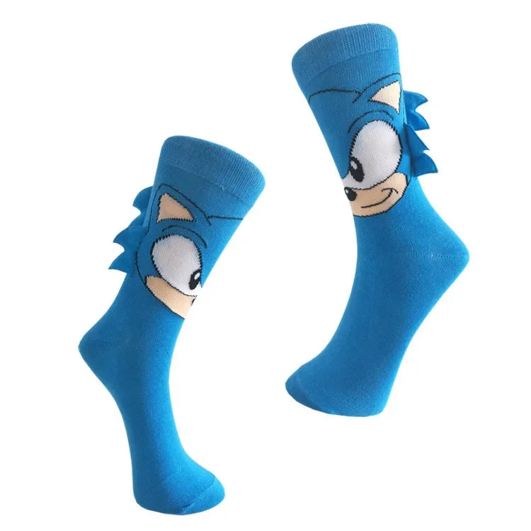 Meias do Sonic Cano Longo e Curto