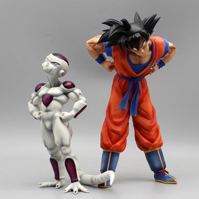 Dragon Ball 23cm Son Goku e Freeza "Olho no Olho"Figurine