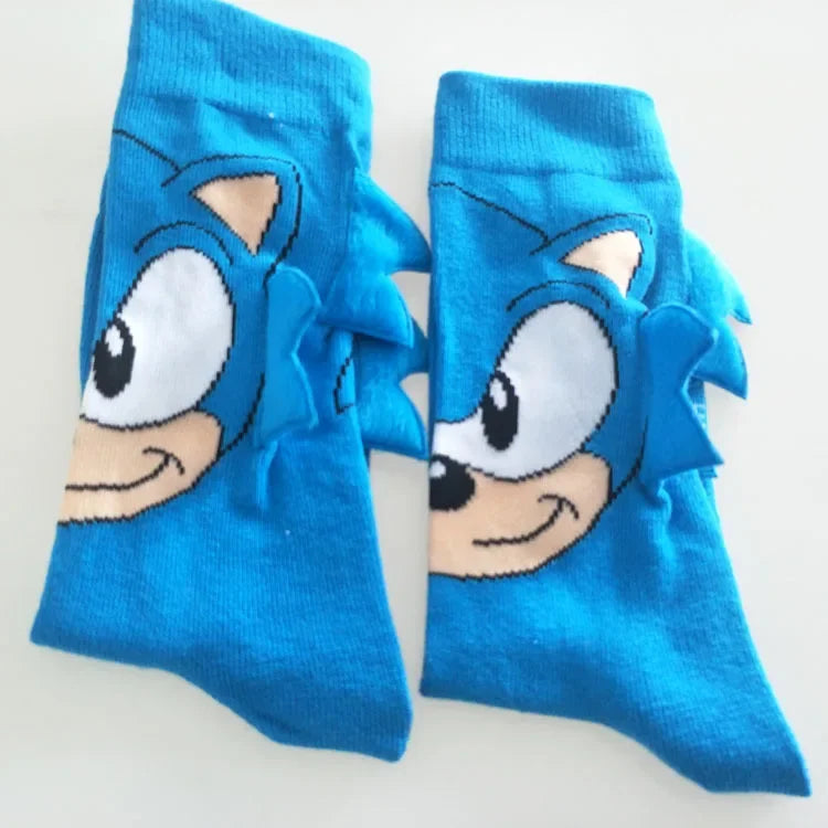 Meias do Sonic Cano Longo e Curto