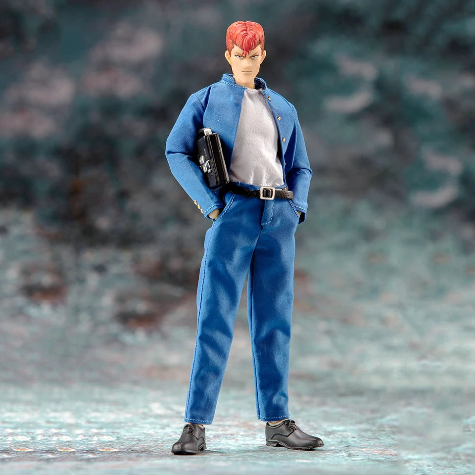 YuYu Hakusho Kuwabara Kazuma,Kurama e Yusuke Urameshi Action Figure