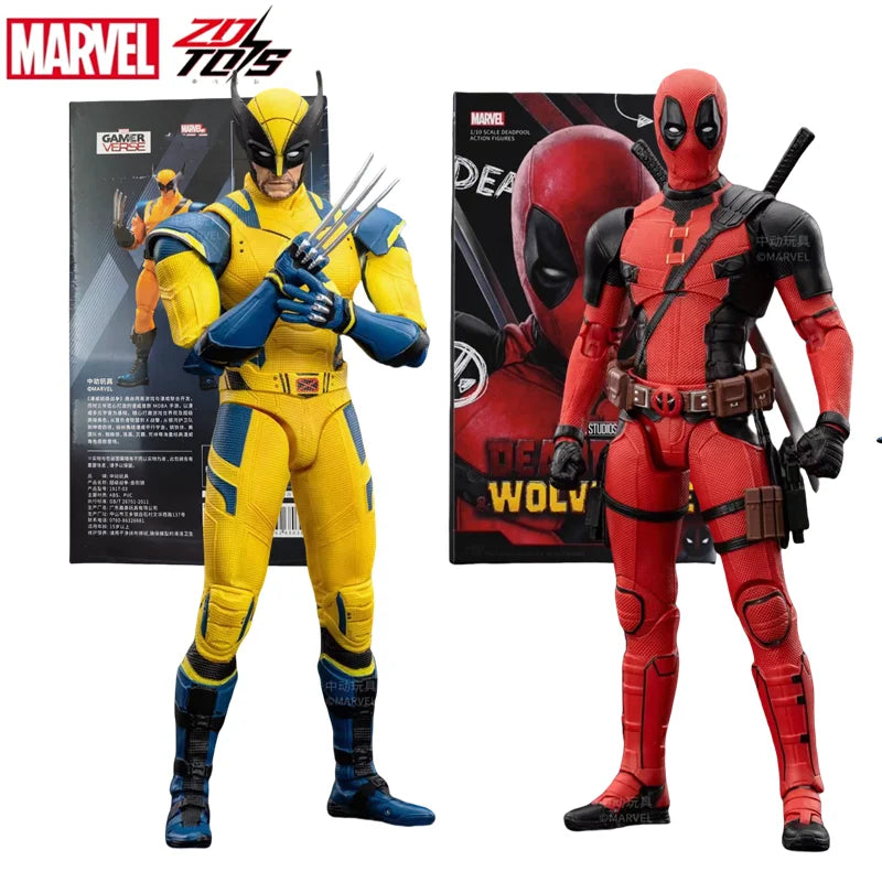 Deadpool ou Wolverine Action Figures 18 cm.