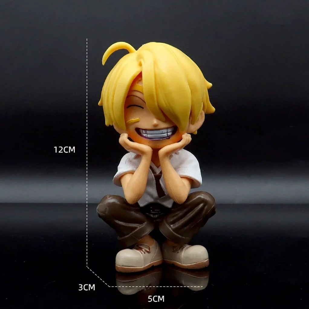 Pocket Figures One Piece-Luffy,Sanji e Zoro de 12cm