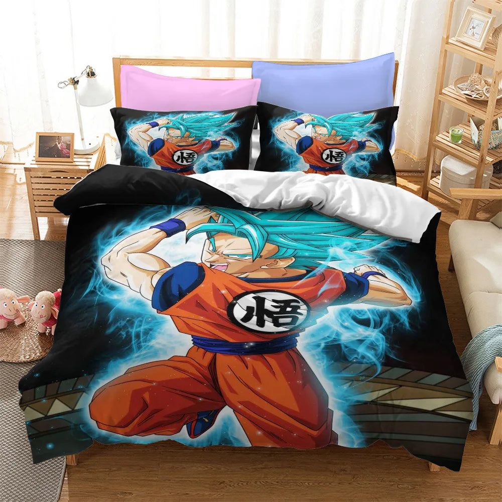 Kit de Edredom+Fronhas do Dragon Ball