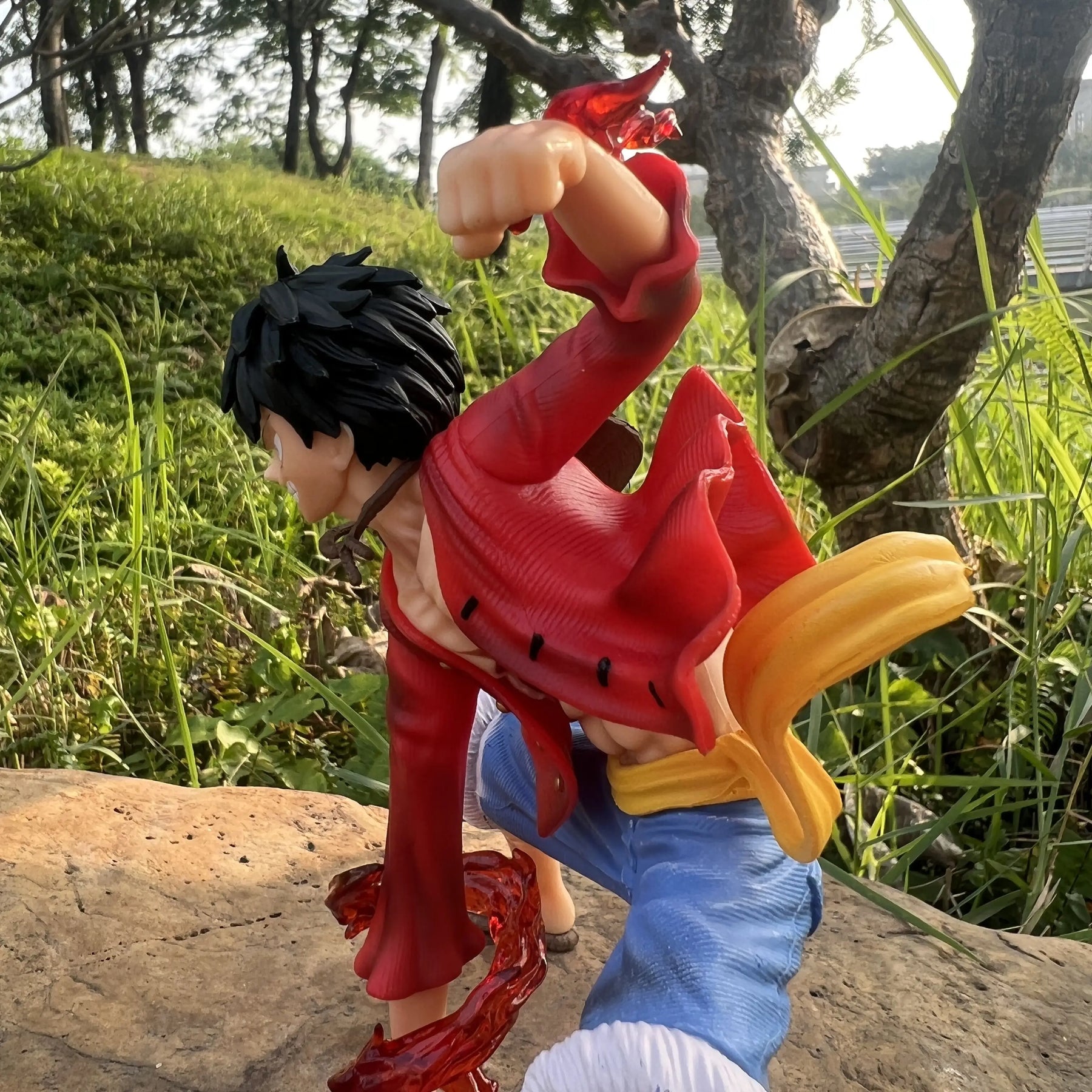 Luffy Novo Mundo 17cm-One Piece Anime Figure