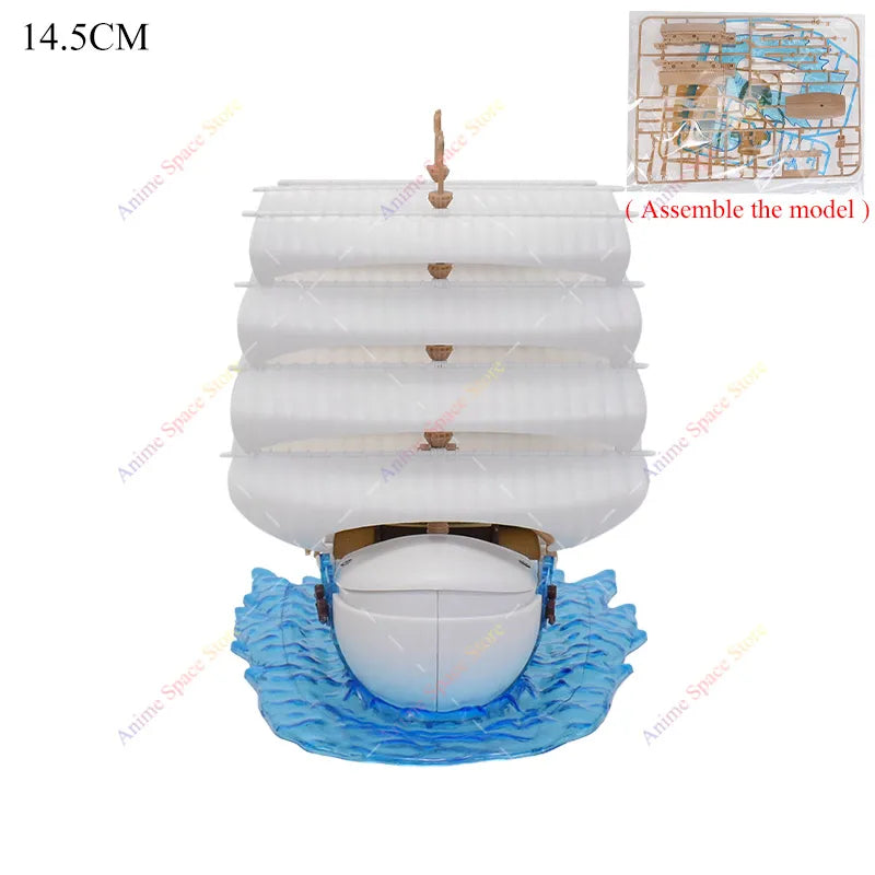 Navio Montável(18cm)do One Piece:Thousand Sunny, Going Merry