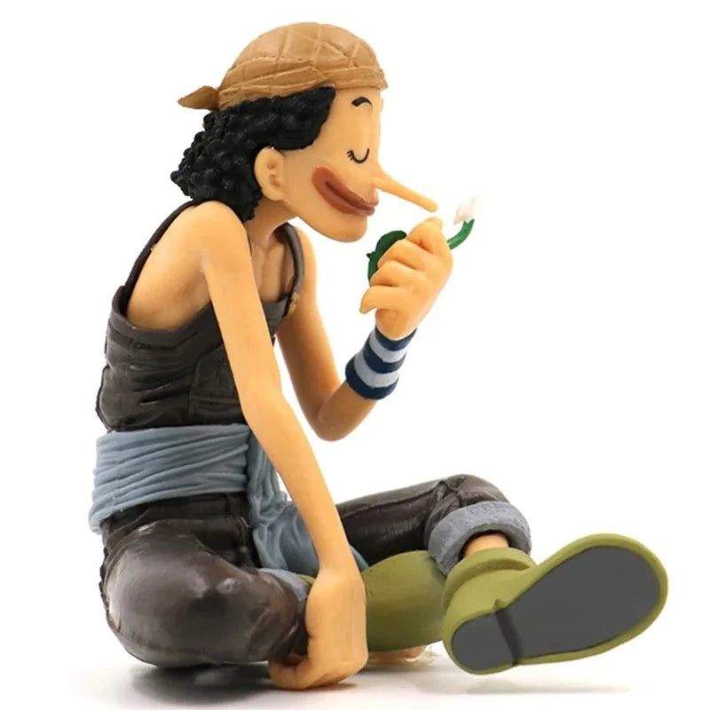 Pegue 2 Leve 3:Usopp 11 cm. Nami 24 cm. e Nico Robin 25 cm.
