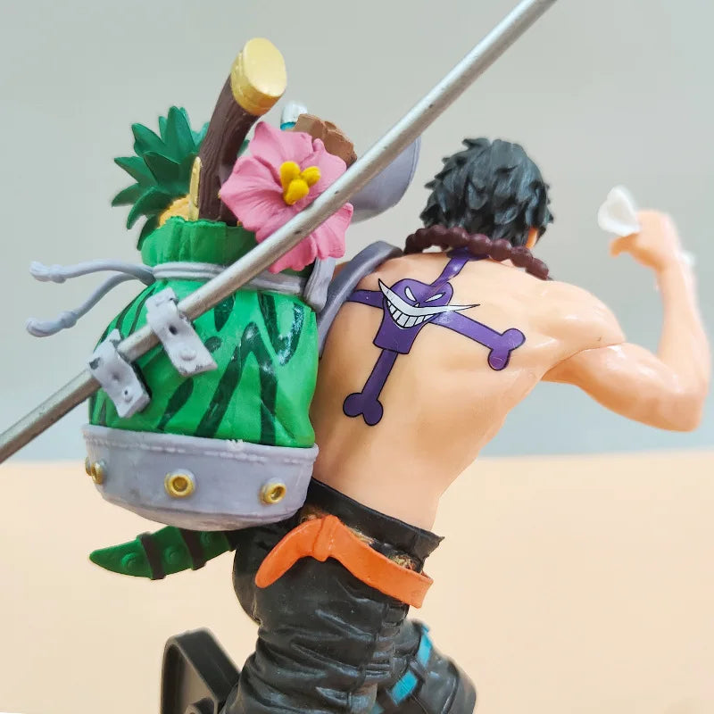 Conjunto de 3 Peças dos Irmãos do One Piece-Luffy,Sabo e Ace Super Look!!!