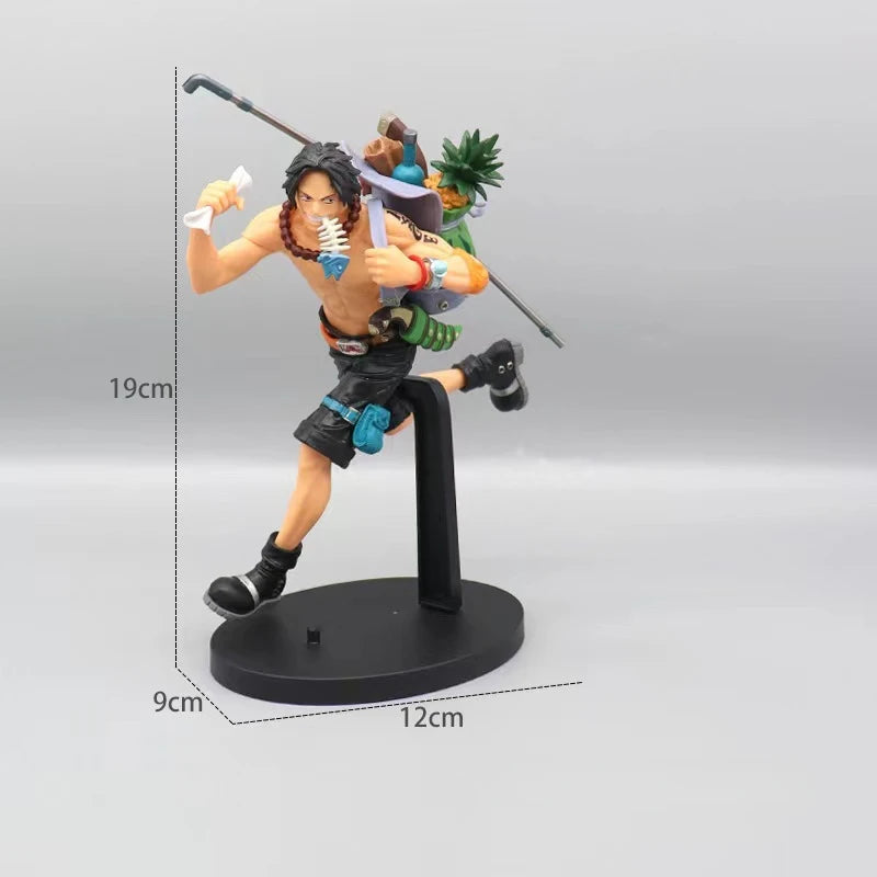 Conjunto de 3 Peças dos Irmãos do One Piece-Luffy,Sabo e Ace Super Look!!!