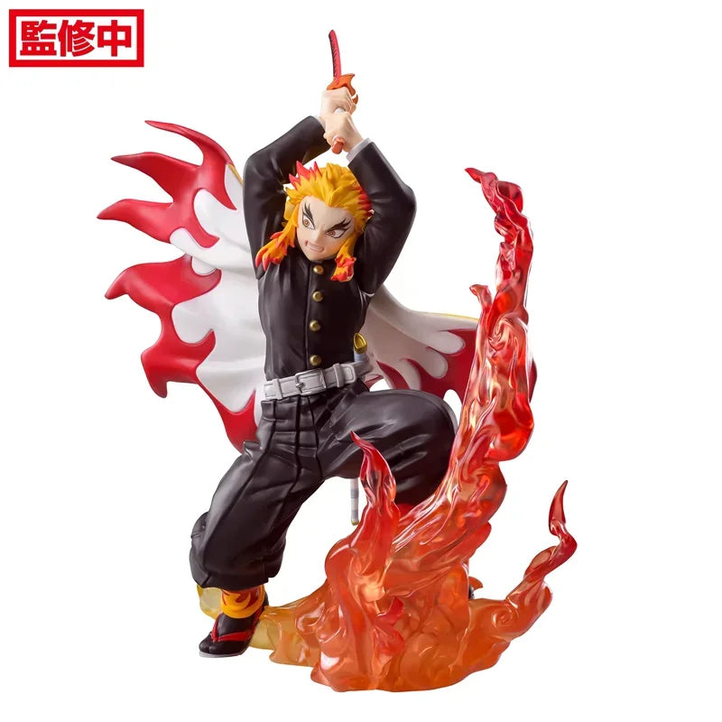 SEGA Original Demon Slayer Rengoku Kyoujurou e Akaza PVC 18 cm.