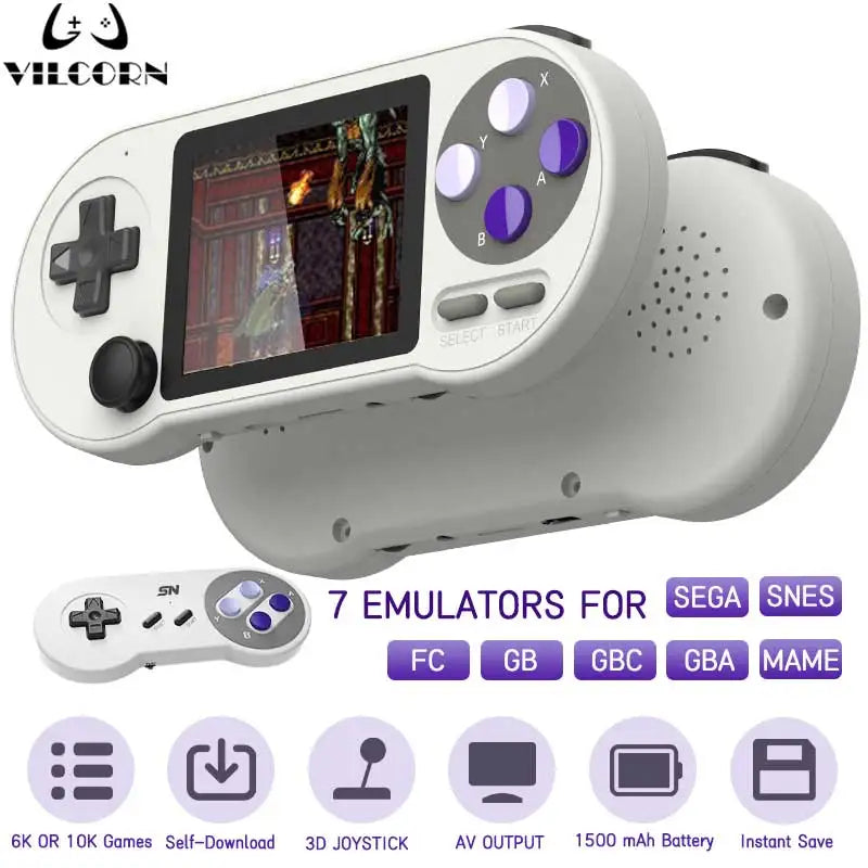 Controle Emulador SNES de 6.000 a 10.000 Jogos!
