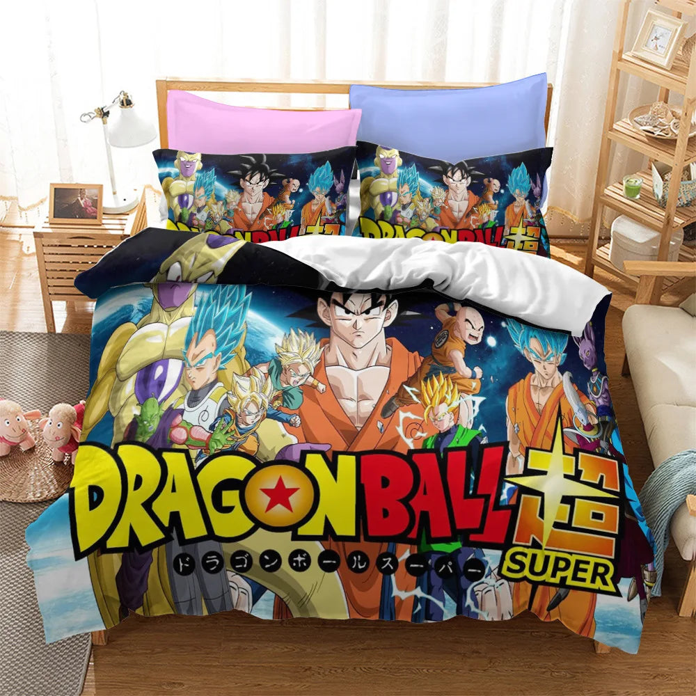 Kit de Edredom+Fronhas do Dragon Ball