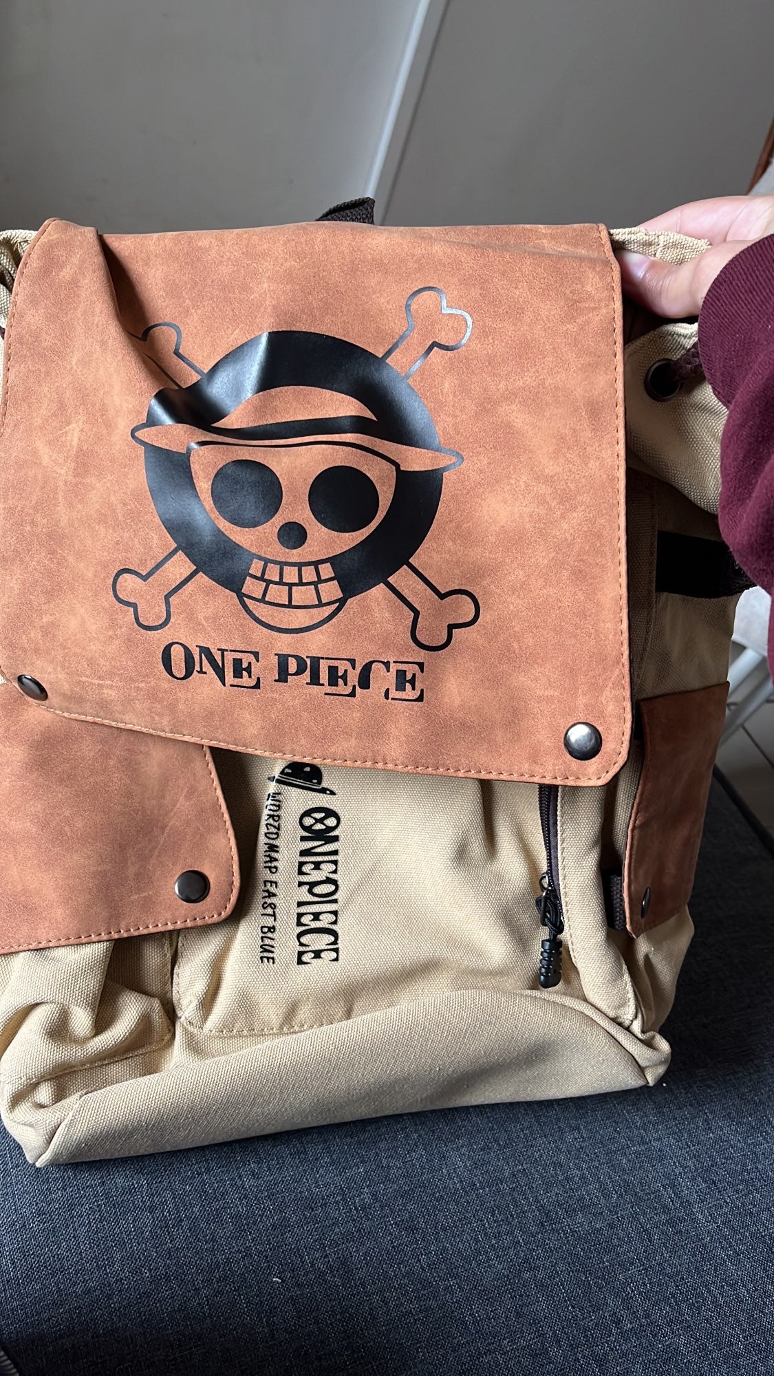 Mochila One Piece Grande Capacidade Portátil A Prova D´água Multifuncional
