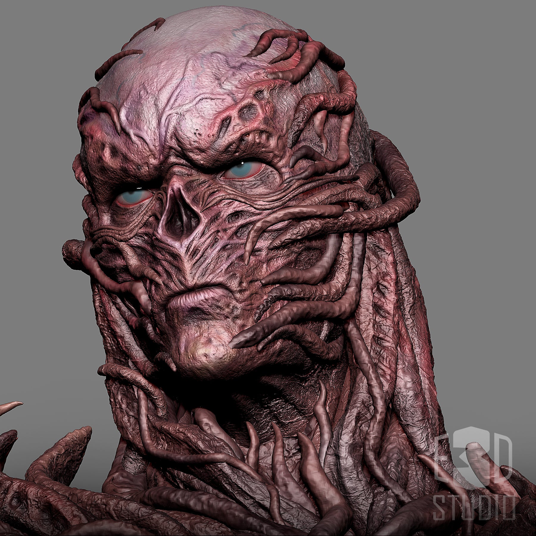 Vecna em Resina e Pintado a Mão