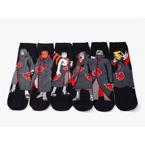 5/6 Pares De Meia Do Naruto