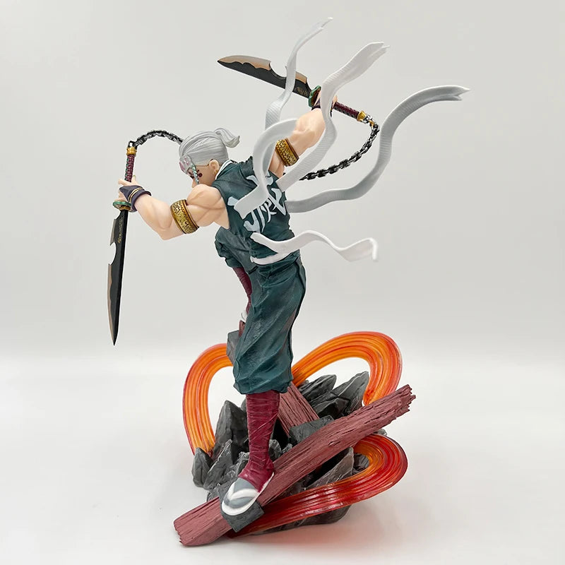 Figures de Tengen Uzui (27cm) e Kanroji Mitsuri (21 cm.)-Demon Slayer