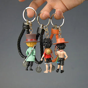 Chaveiro Com os Personagens do One Piece