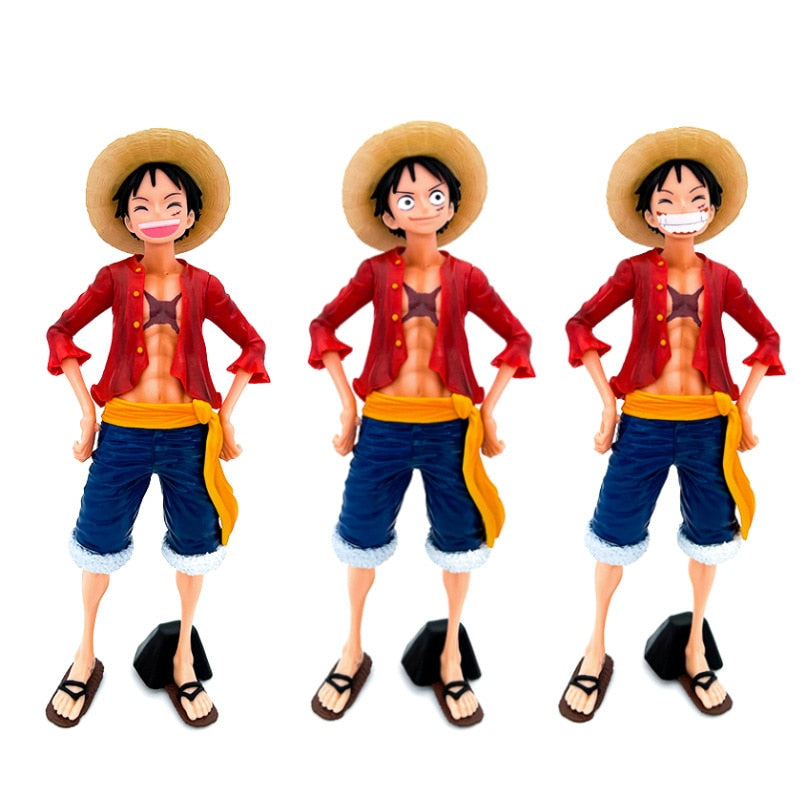 One Piece Anime/Action Figure (28 cm)Luffy Gear 5,Luffy Sorridente e Zoro