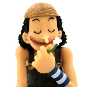 Pegue 2 Leve 3:Usopp 11 cm. Nami 24 cm. e Nico Robin 25 cm.