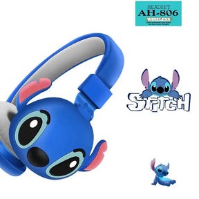 Fones do Stitch Wireless  via Bluetooth Headphones AH-806 HIFI Stereo