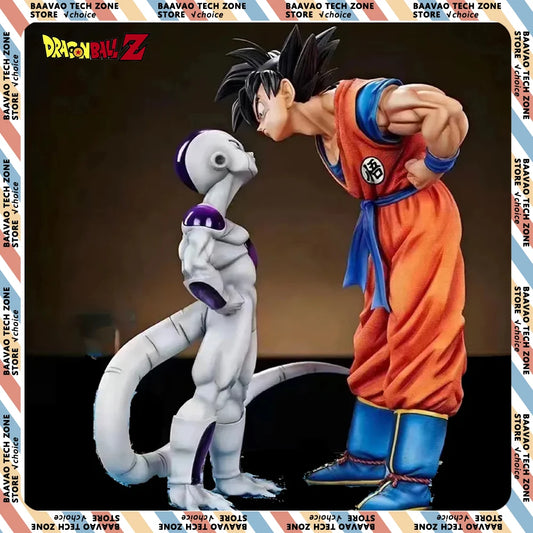 Dragon Ball 23cm Son Goku e Freeza "Olho no Olho"Figurine