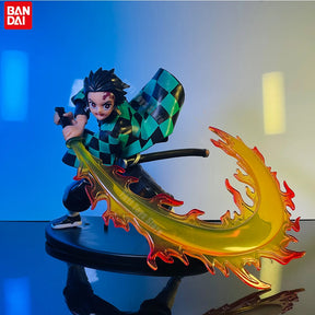 Demon Slayer Anime Figure Tanjirou Agatsuma,Zenitsu,Kyoujurou 15 cm.