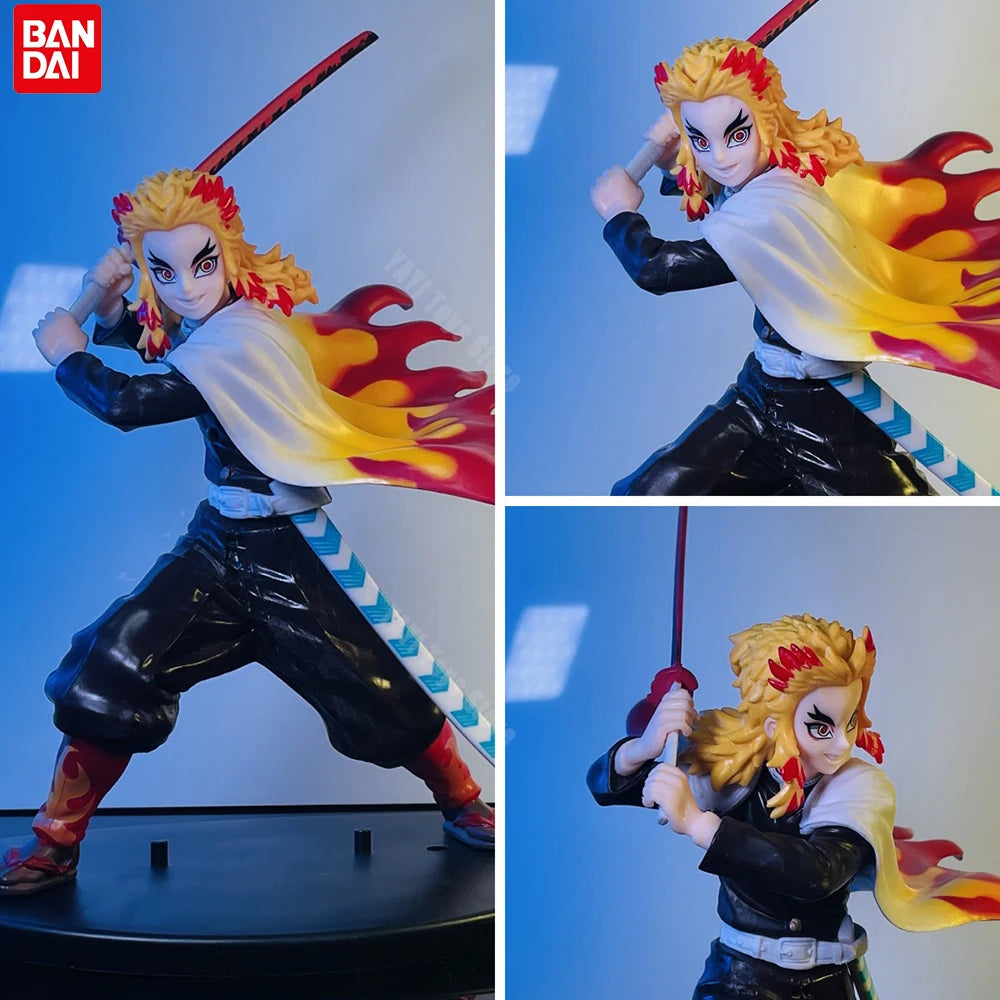 Demon Slayer Anime Figure Tanjirou Agatsuma,Zenitsu,Kyoujurou 15 cm.