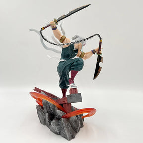 Figures de Tengen Uzui (27cm) e Kanroji Mitsuri (21 cm.)-Demon Slayer