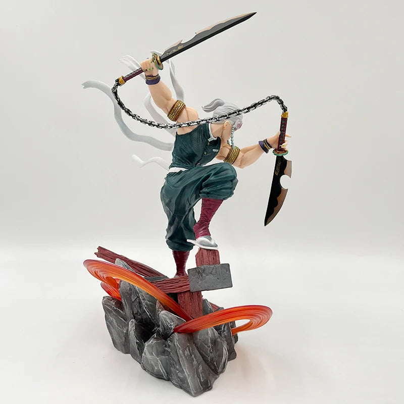 Figures de Tengen Uzui (27cm) e Kanroji Mitsuri (21 cm.)-Demon Slayer